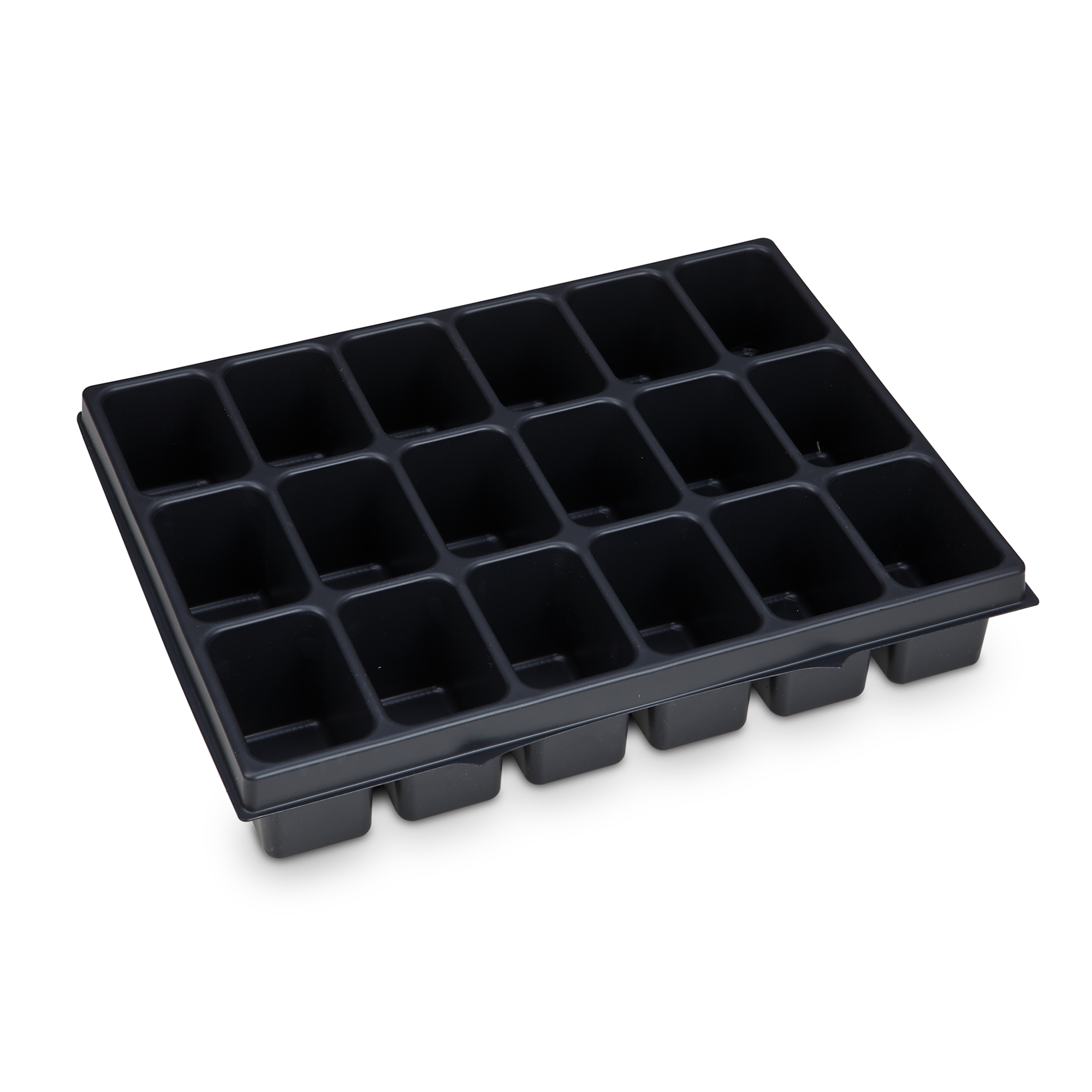 L-Boxx Baseline Small Parts Tray ? 18 Compartments, Recycled Polystyrene, Model# 1000010137